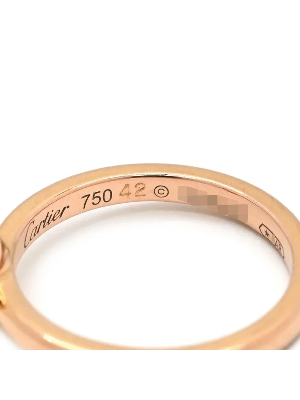 Cartier Ring Diamant Leger Heart Diamond Pink Gold